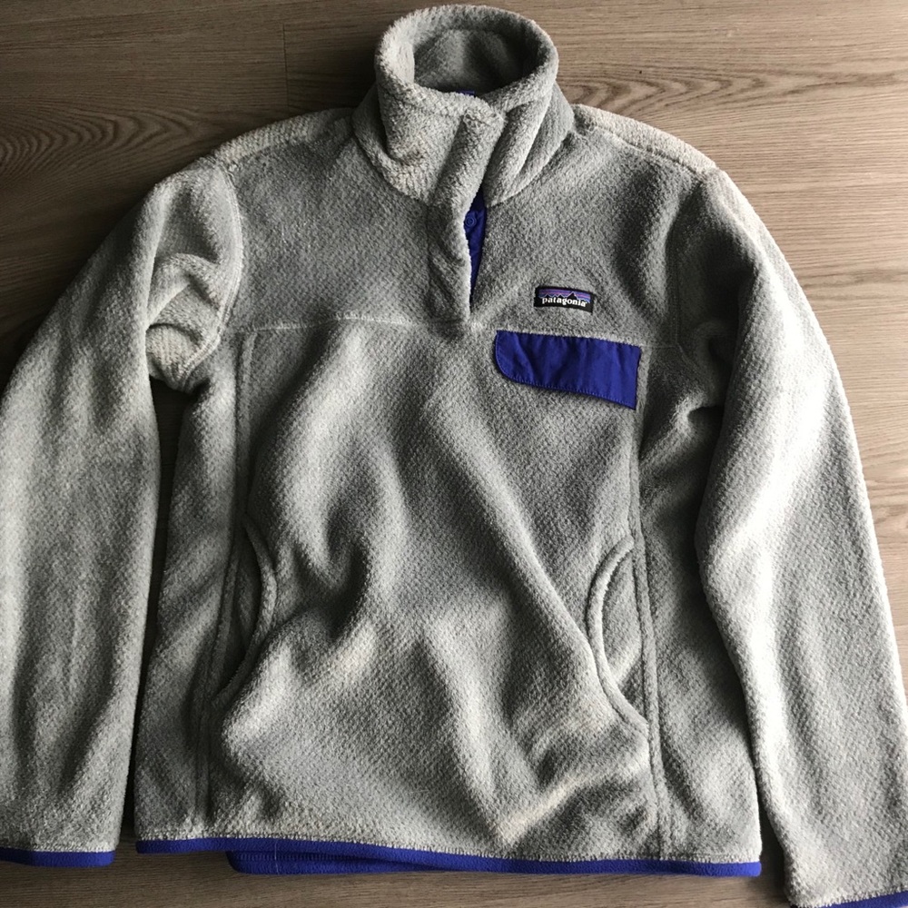 Patagonia quarter button up fleece pullover